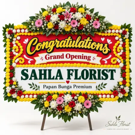Papan Bunga Ucapan Selamat Galaxy Surabaya