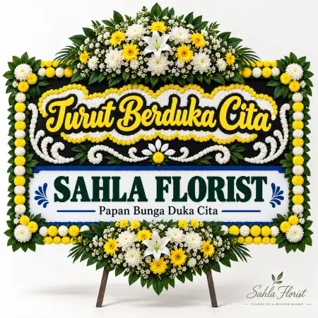 Papan Bunga Duka Galaxy Surabaya