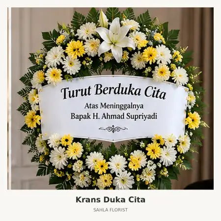 Krans Bunga Duka Galaxy Surabaya